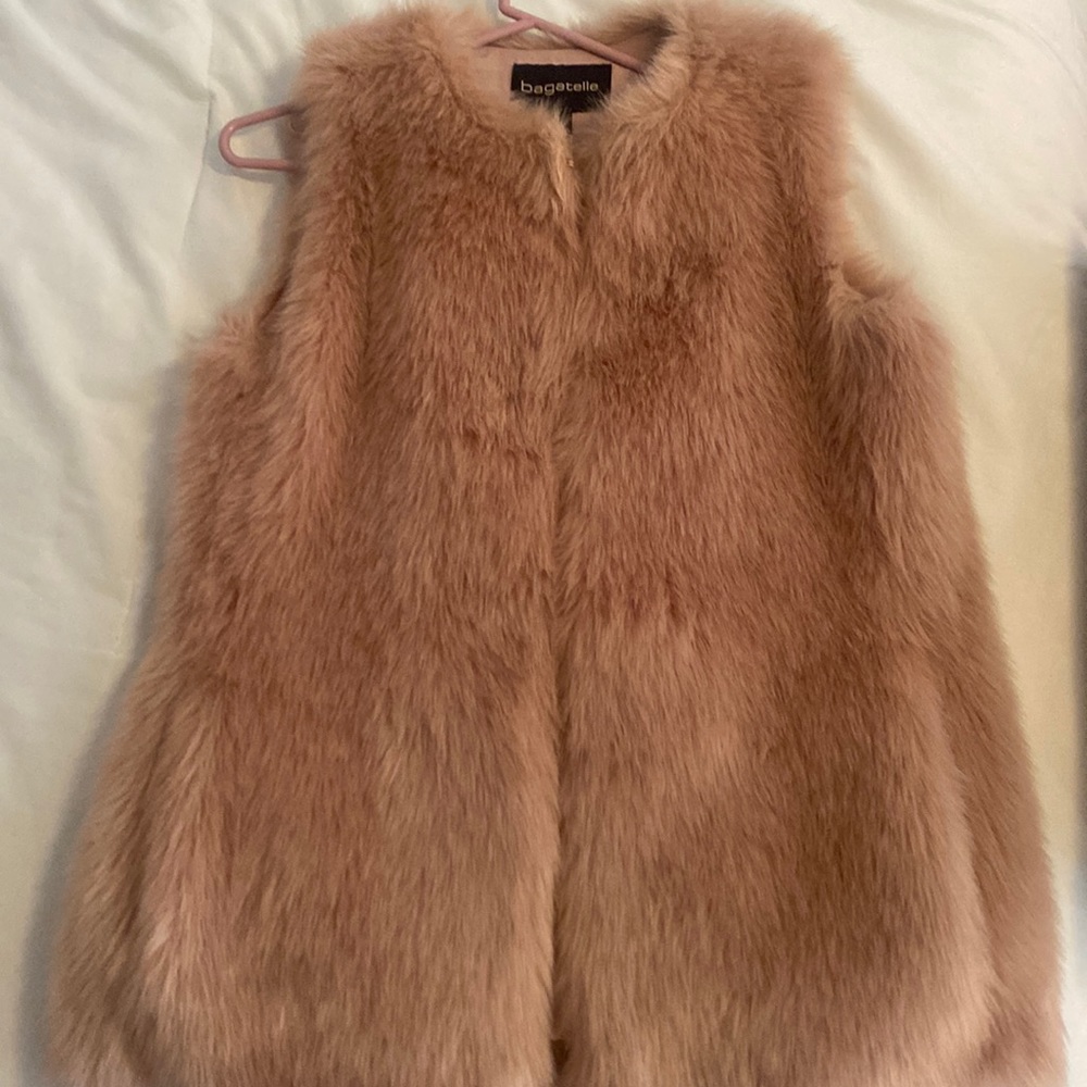 Faux fur coat